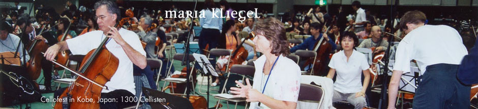 Maria Kliegel, Cellistin, La Cellissima, Cello - Titelbild