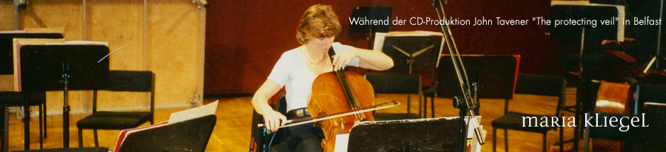 Maria Kliegel, Cellistin, La Cellissima, Cello - Titelbild